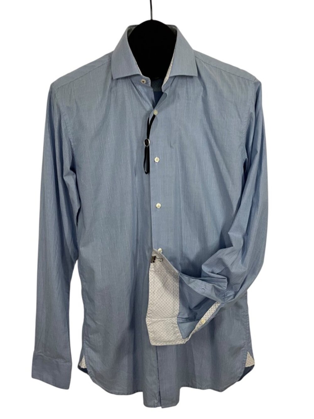 Ted Baker Seashos Dress Shirt 14.5 Blue Striped